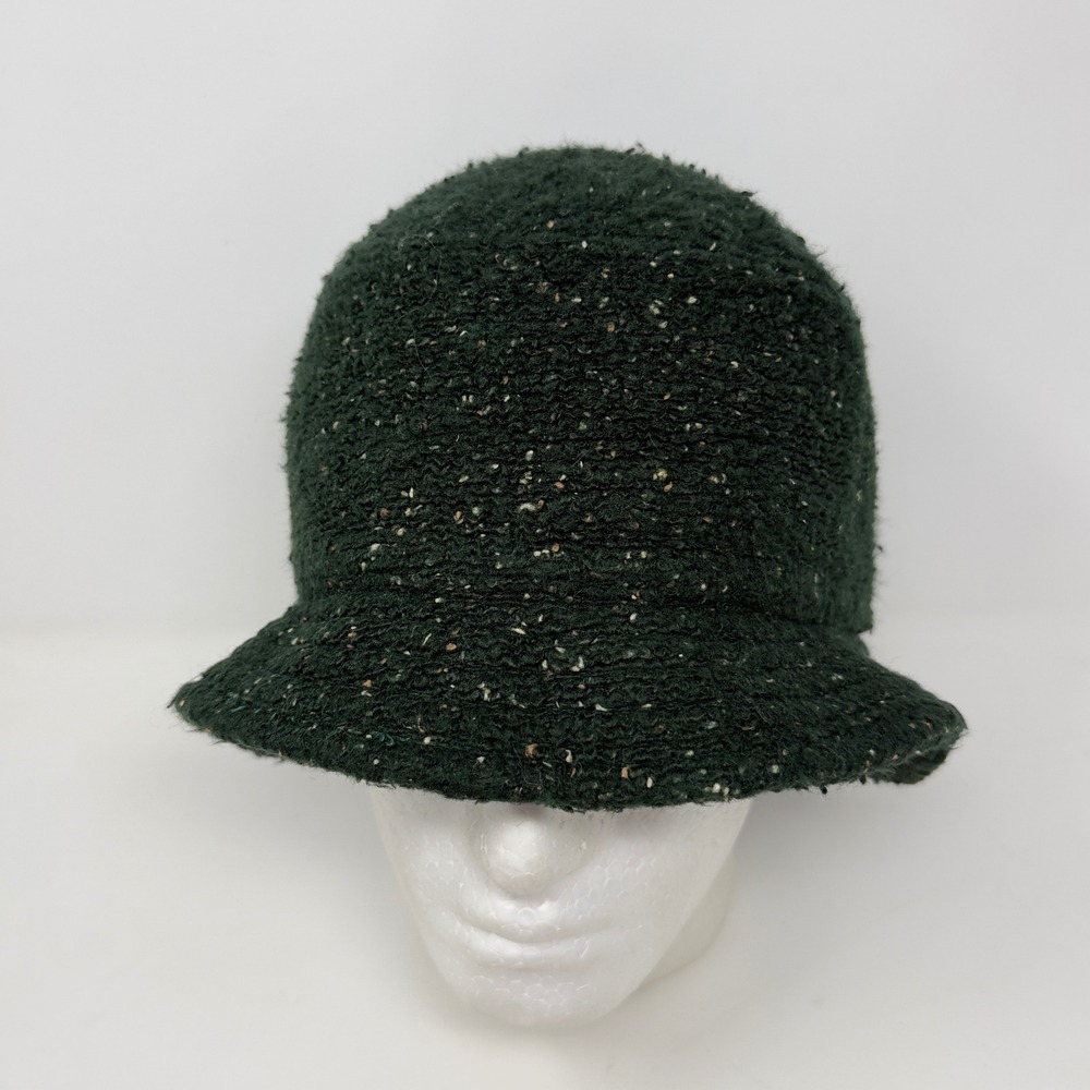 Vintage REI Tweed Bucket Hat Womens Size Small Medium Green Speckled Made in USA